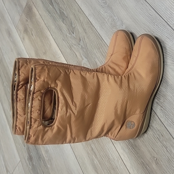 Timberland Golden Nylon Pull On Wedge Rain Boots Size 9 - Picture 1 of 9